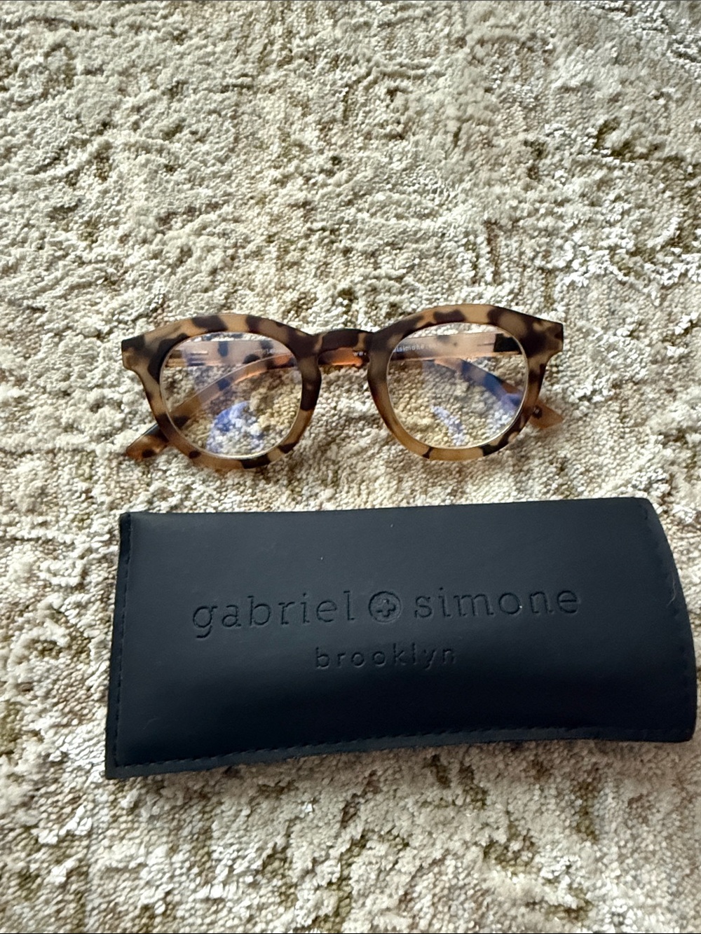Gabriel + Simone Jules Light  Tortoiseshell Eyeglasses